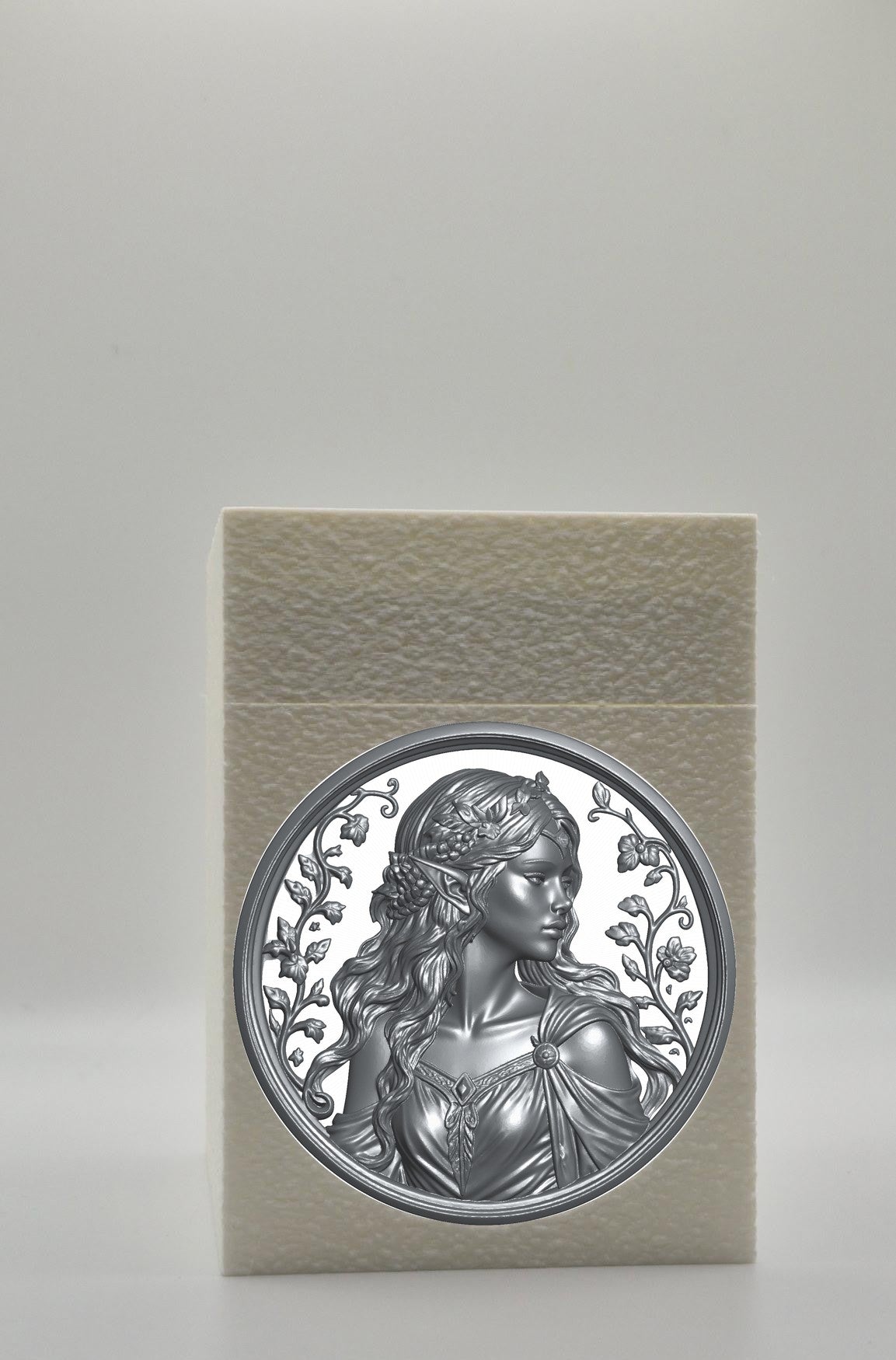 Elf Maiden Card Box — White