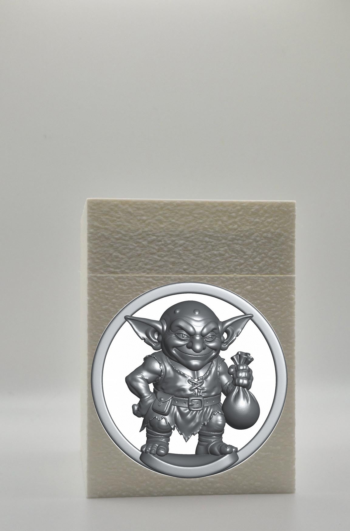 Greedy Goblin Card Box — White