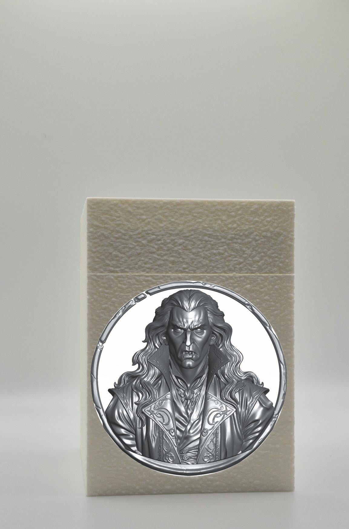 Gothic Vampire Card Box — White