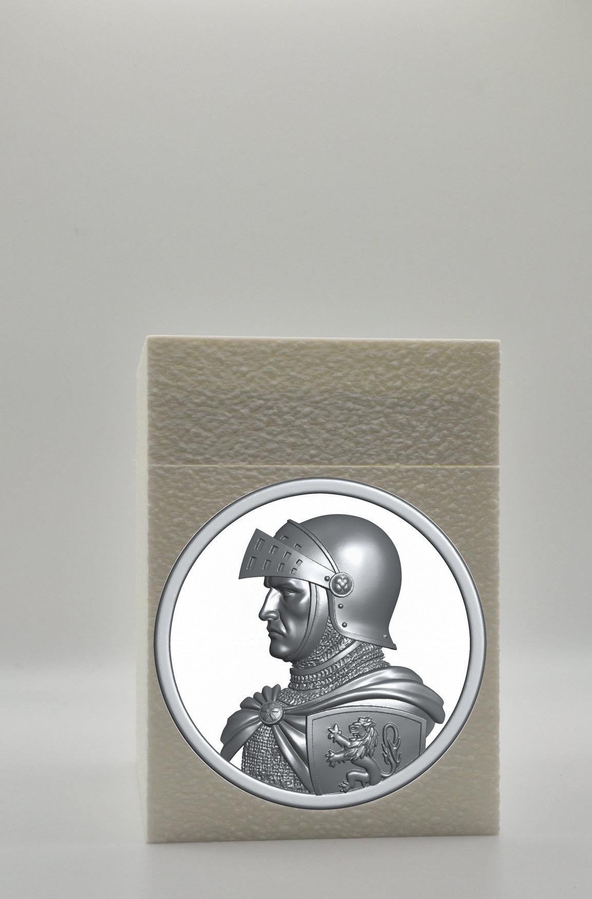 Knight Card Box — White