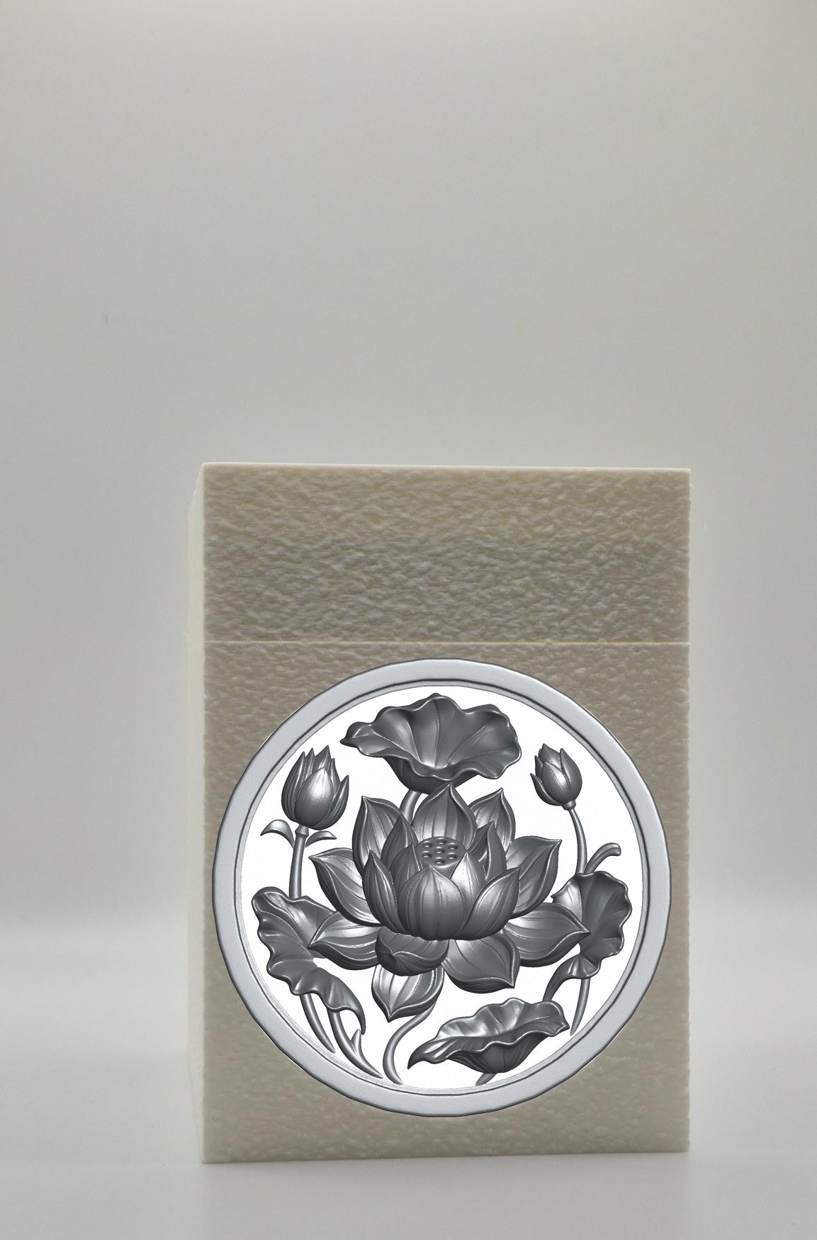 Lotus Card Box — White