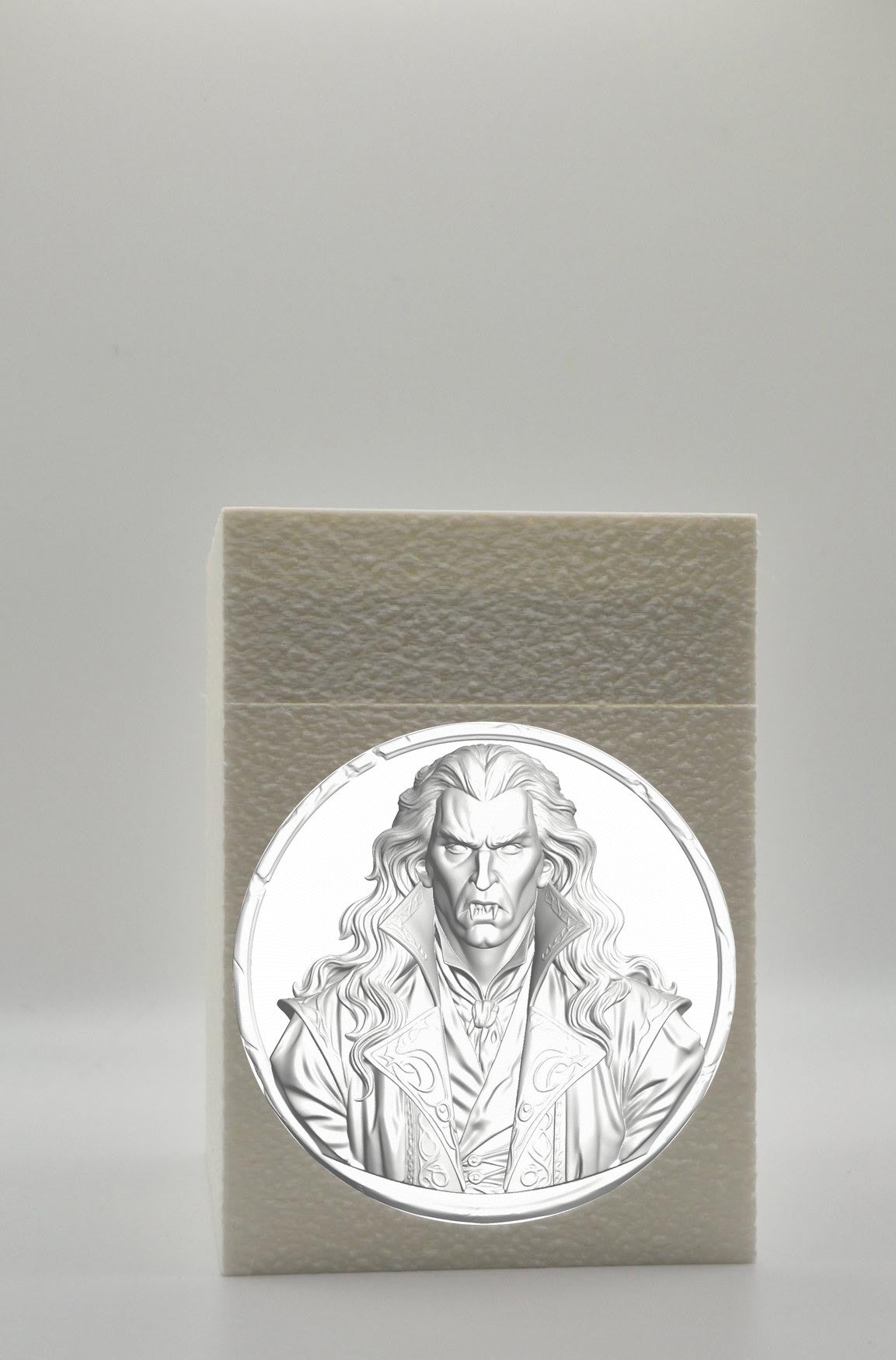Gothic Vampire Card Box — White
