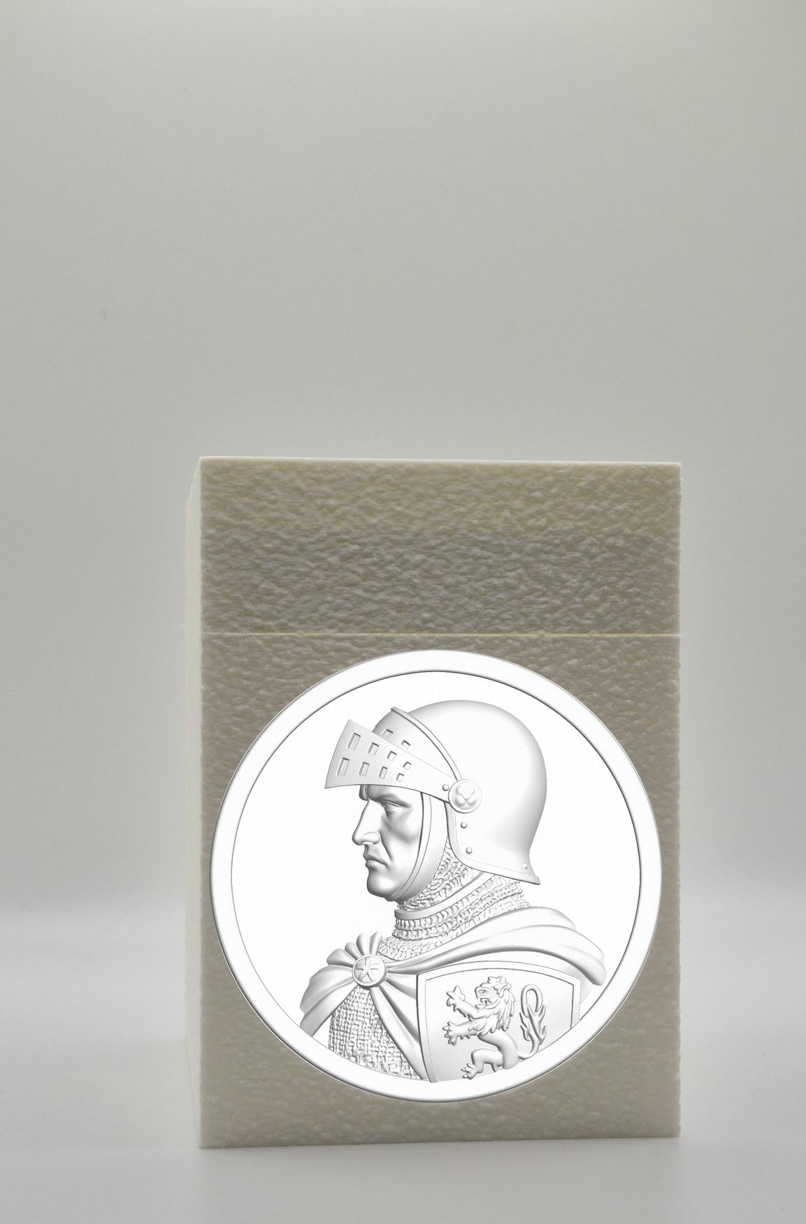 Knight Card Box — White