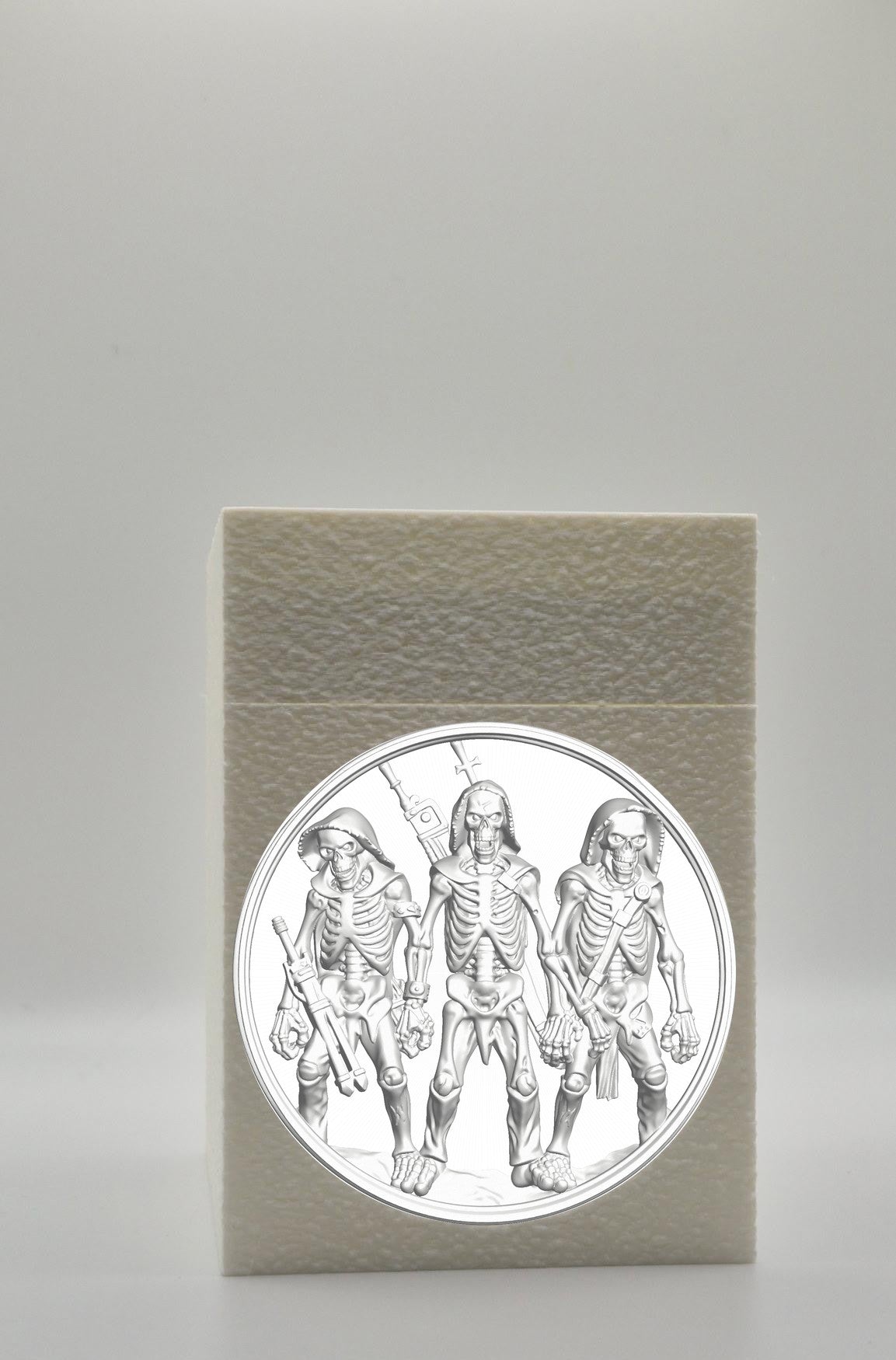 Skeleton Army Card Box — White